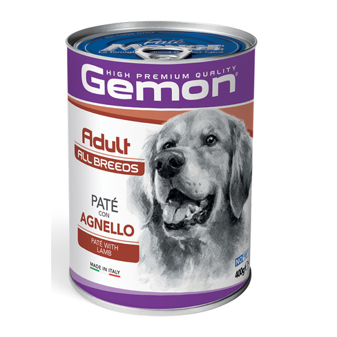 GEMON Dog All Breeds Adult Paté with Lamb