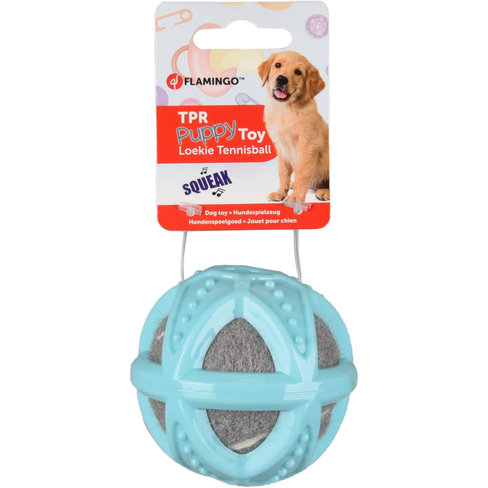 Jucarie TPR Loekie puppy with Tennis Ball