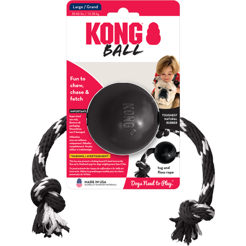Игрушка Kong Extreme Ball with Rope Large