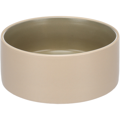 Миска керамическая Anca Round Beige/Green