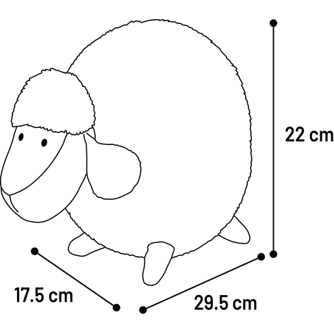 Jucarie din pluș Jikki Sheep