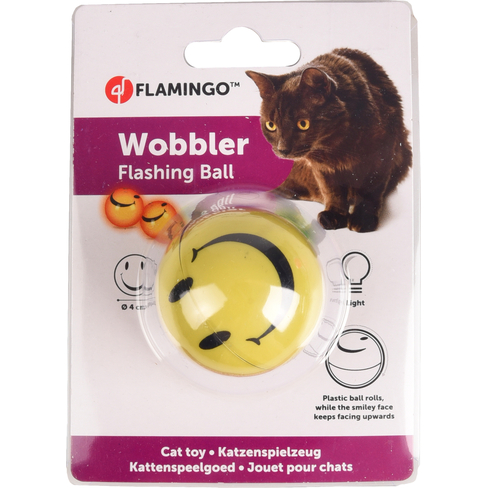 Игрушка для кошек электрон. Wobbler Flashing Ball