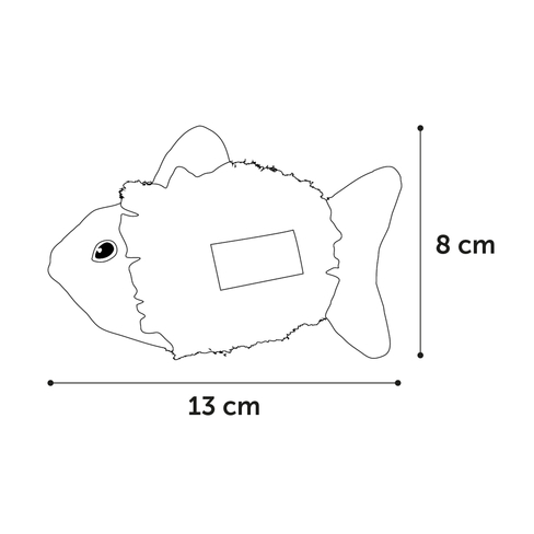 Игрушка для кошек Natura Delight Fish Mix