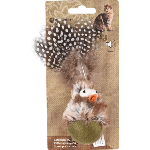Игрушка для кошек Natura Delight Wobbler+Sound Bird Mix