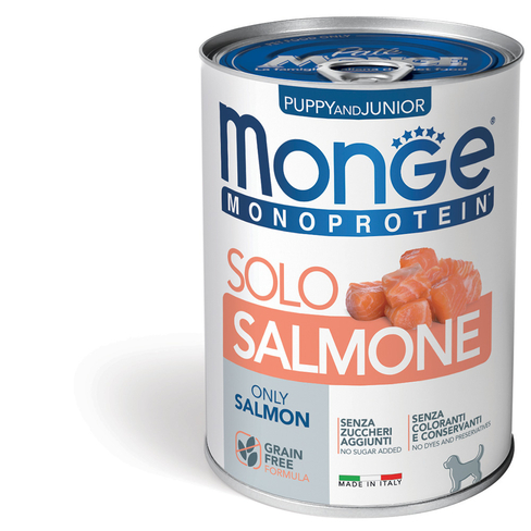 MONGE Dog Solo Pate Salmon Puppy