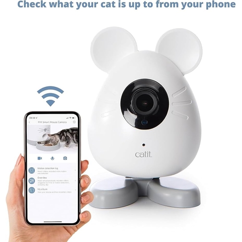 Catit PIXI Smart Mouse Camera – cameră inteligentă pentru pisici cu vedere nocturnă