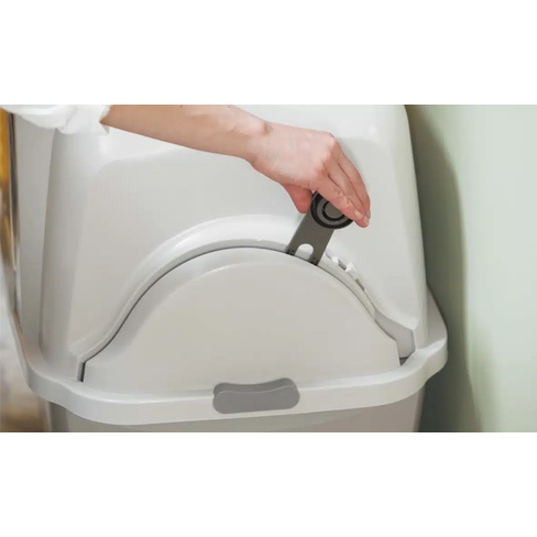 Catit Sifting Cat Pan – самоочищающийся туалет для кошек с механическим просеиванием наполнителя
