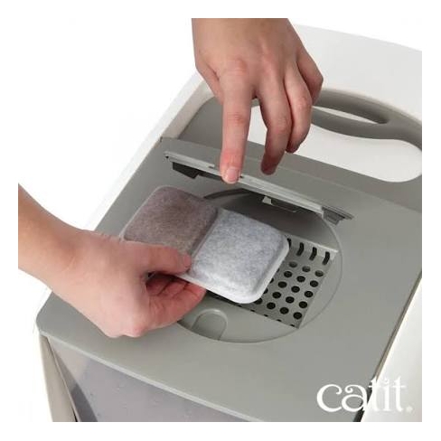 Catit Cat Hooded Litter Pan - Litieră acoperită pentru pisici cu filtru Airsift- Regular