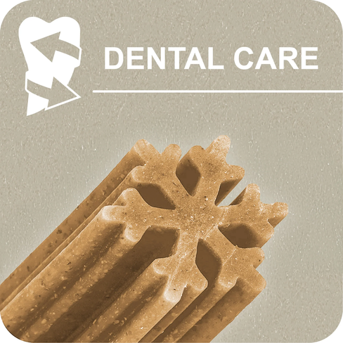 Ferplast 100% Snack Sticks Snowflake Lithothamnium – recompense dentare vegetariene pentru câini