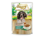 STUZZY DOG CHUNKS Pouch Veal/Beans in Jelly