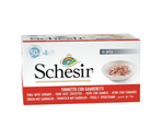 SCHESIR Cat can Tuna with Shrimps 6x50g