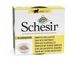 SCHESIR CAT CAN BROTH TUNA WITH WHITEBAIT 70gr