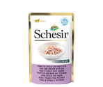 SCHESIR CAT SINGLE POUCH TUNA WITH CHICKEN AND HAM 50gr