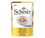 SCHESIR Cat Pouch Tuna And Chicken Fillets in jelly 85gr
