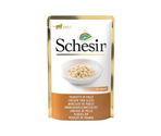 SCHESIR Cat Pouch Chicken Thin Slices Gravy 85gr