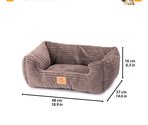 Лежак матерчатый SWEETIE Corduroy Dove Grey
