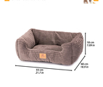 Лежак матерчатый SWEETIE Corduroy Dove Grey