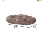 Pernă din bumbac Relax Corduroy Dark Grey
