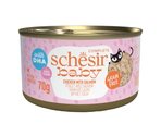 SCHESIR BABY Cat can Wholefood Chicken With Salmon 70gr