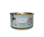 SCHESIR Silver WHOLEFOOD Cat Can TUNA WITH MACKEREL 70gr
