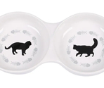 Flamingo bol dublu din ceramică CAT BETSY