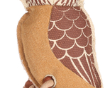 Jucarie Nada Owl with rope Brown