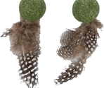 Игрушка для кошек Katti Catnip Ball With Feathers