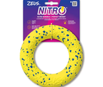 Zeus NITRO Ring 16 cm – inel de joacă pentru câini cu miez din cauciuc natural