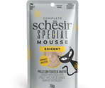 SCHESIR Special Cat pouch Exigent Mousse Chicken with Duck Liver