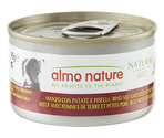 ALMO NATURE Dog HFC CAN Natural Beef/Potatoes/Peac