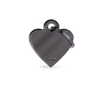 Medalion SMALL HEART BRASS GUNMETAL