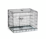 BEEZTEES cușcă de interior DOG BENCH 2-DOORS Black 78x55x61cm