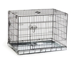 BEEZTEES Cușcă pentru câini DOG BENCH 2-DOORS Black 89x60x66cm