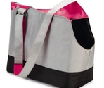Beeztees geantă de transport  ZIZZY Grey/Pink 40х20х30cm