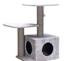 BEEZTEES Răzuitoare pentru pisici SERPA FIEN Grey 45x34x70cm