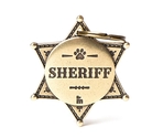 Медальон  SHERIFF STAR BRONX ENGLISH BRASS