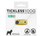 Dispozitiv repelent împotriva căpușelor și puricilor cu ultrasunet TICKLESS MINI DOG Gold