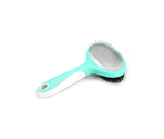 Record Hairmony – perie slicker dublă cu dinți metalici și peri