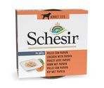 SCHESIR Dog Chicken With Papaya in jelly