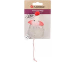 Flamingo игрушка для кошек LOVU MOUSE BEIGE 9.5*5.5*4cm