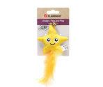 Flamingo игрушка для кошек LOVU STRELLOW STAR YELLOW 8*2.8*9.5cm