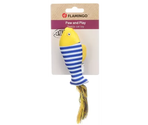 Flamingo игрушка для кошек Strellow fish yellow 11*2.5*5cm