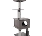 Flamingo когтеточка TEOR Grey 55x58x142cm