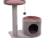 Flamingo Răzuitoare KARA Grey/Red 65×35,5x65cm
