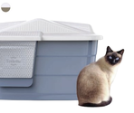 GEORPLAST Litieră acoperită/căsuță din plastic Villa 57.5×38.5x37cm