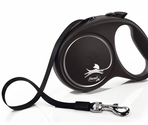 Lesă retractabilă FLEXI BLACK DESIGN Tape