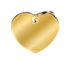 Медальон BIG HEART GOLDEN BRASS