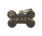 Medalion BONE BRONX QUEEN ENGLISH BRASS