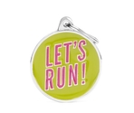 Медальон LETS RUN