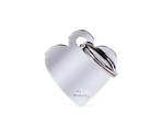Медальон SMALL HEART CHROME PLATED BRASS